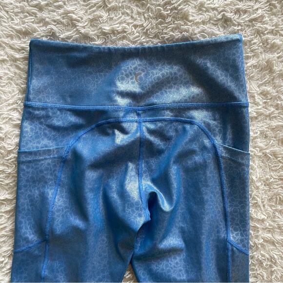 Zyia Blue Mermaid Light N Tight Pocket Capri Size 6-8 - Picture 10 of 11